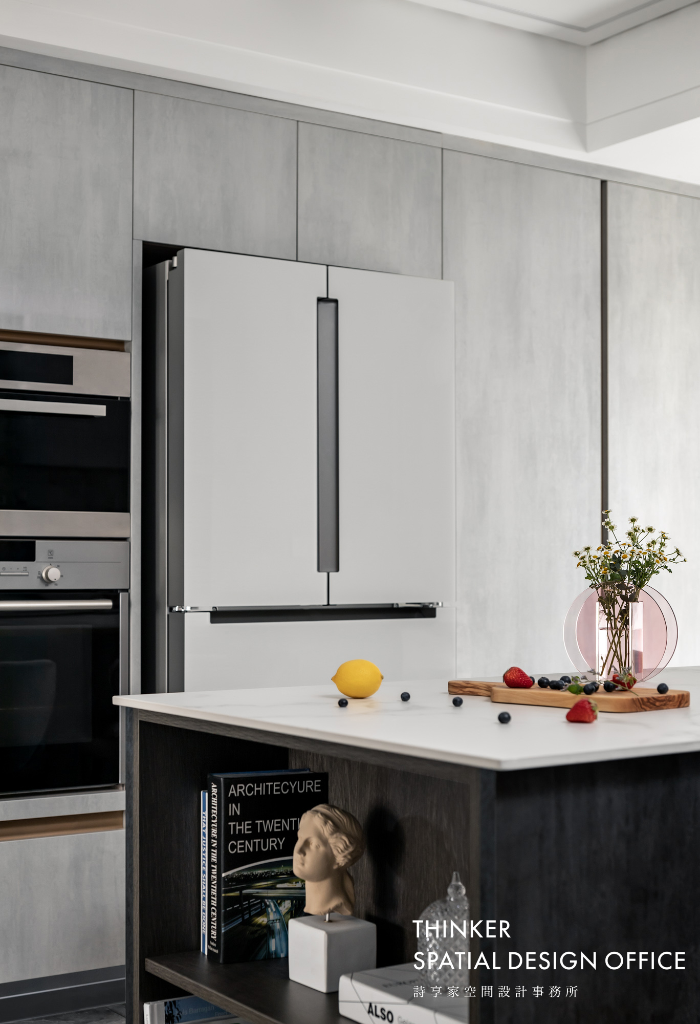 亲密关系丨旋转电视+开放式中西厨，让空间来适应家人之间的互动-42