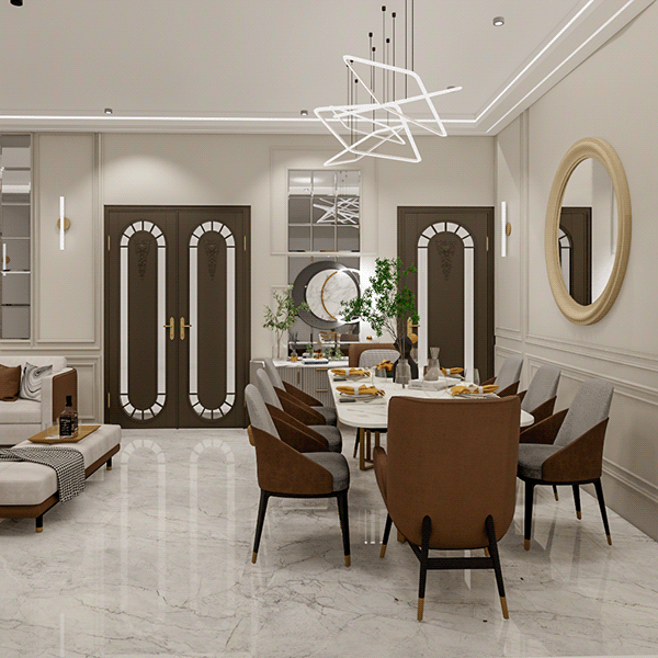 Classical living and dinning area-1