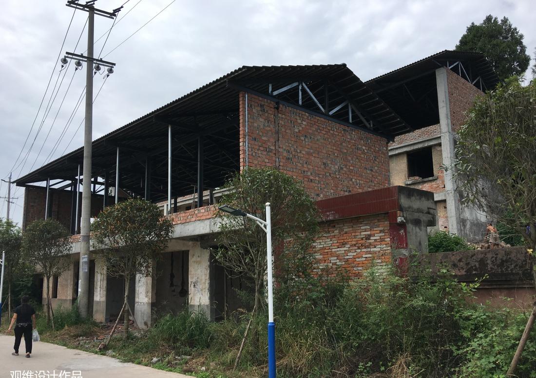 融合原木与现代的民宿改造设计-0