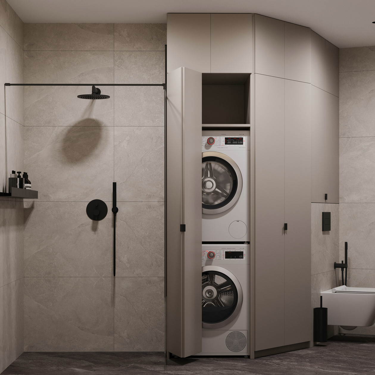 原木+高级灰 打造出精致优雅的居住空间-26