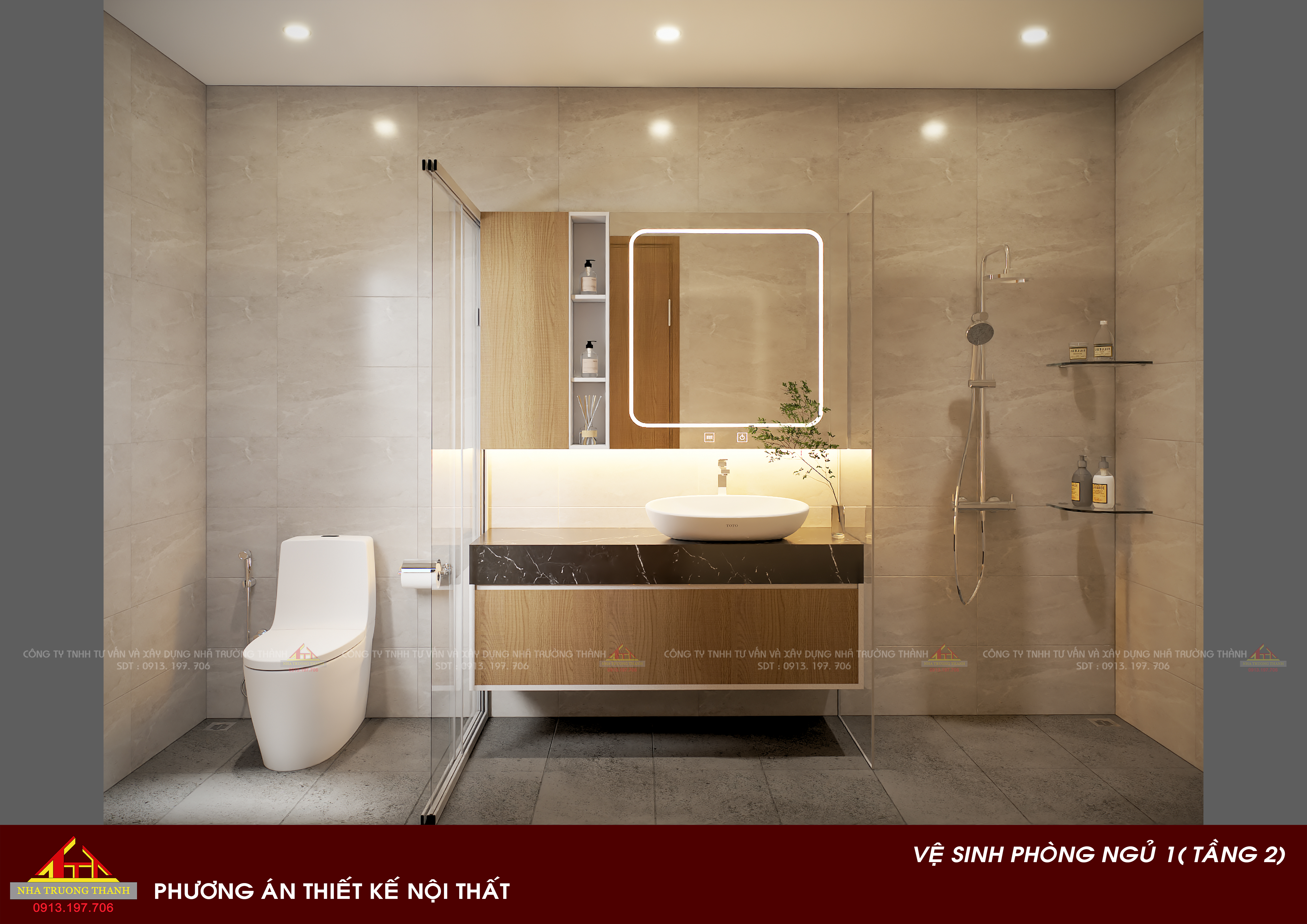 Thiết kế kiến trúc, nội thất nhà phố 2 mặt tiền-30