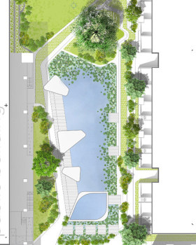 Residential Comple· Courtyard 景观设计丨UkraineKyiv丨Buero A24D