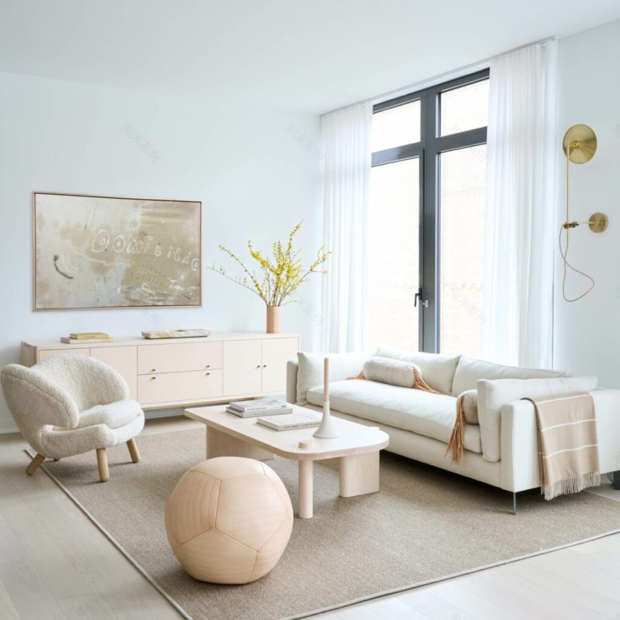 简约宁静的纽约西村家庭住宅设计-5