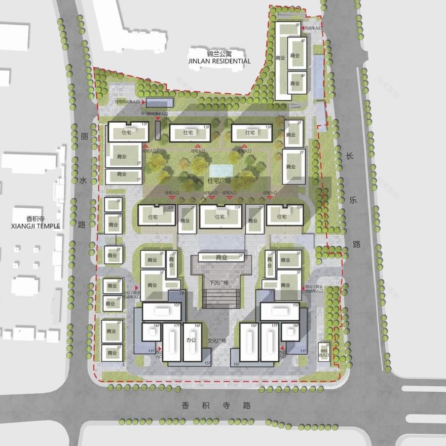 杭州英蓝中心丨ARQ建筑事务所(美国),Farrells法雷尔(英国)等-79