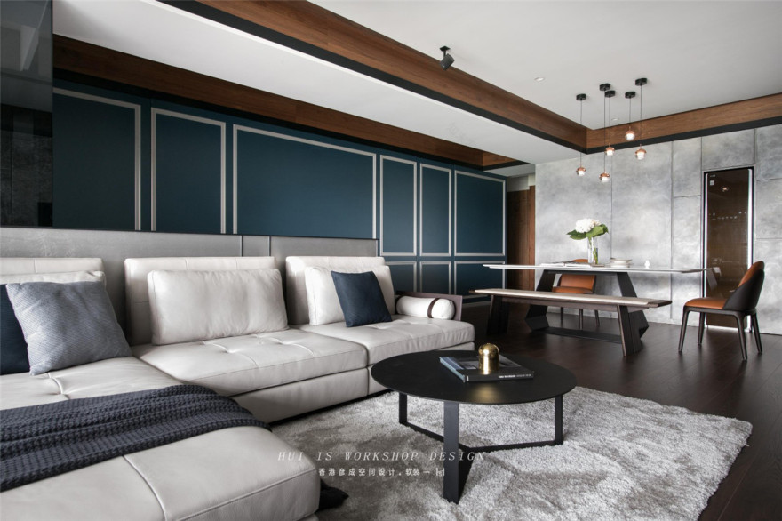 五口之家的三房改四房,明亮后现代风格书房成亮点-14