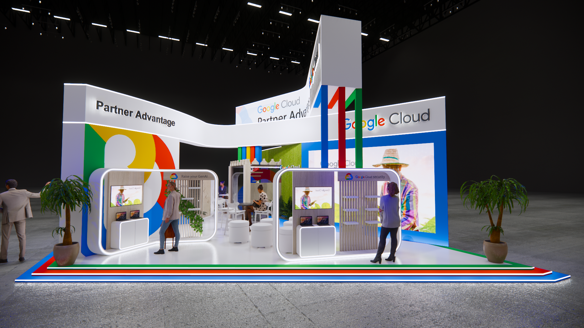 Google exhibition stand , event design-15