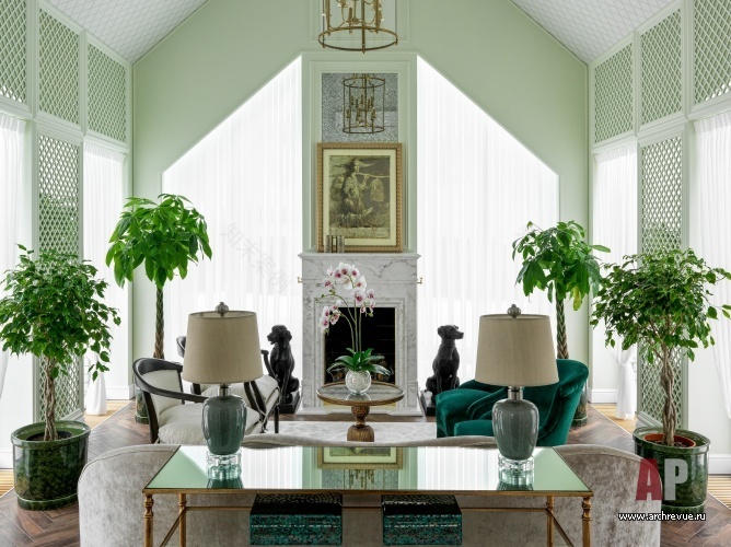 家庭住宅室内设计(靠近沙皇村的两层古典风格别墅)丨俄罗斯圣彼得堡丨TaupeHOME工作室(娜塔莉亚·谢苗诺娃领导)-17