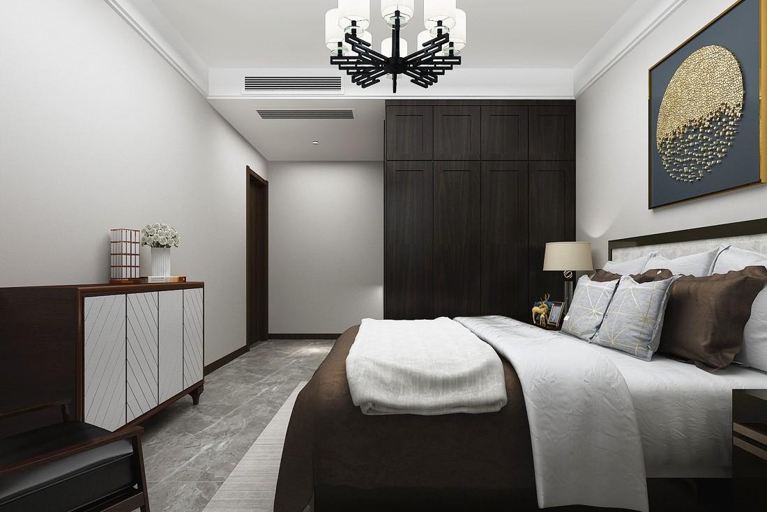 泰安恒基都市森林 154 平现代中式家居设计-10