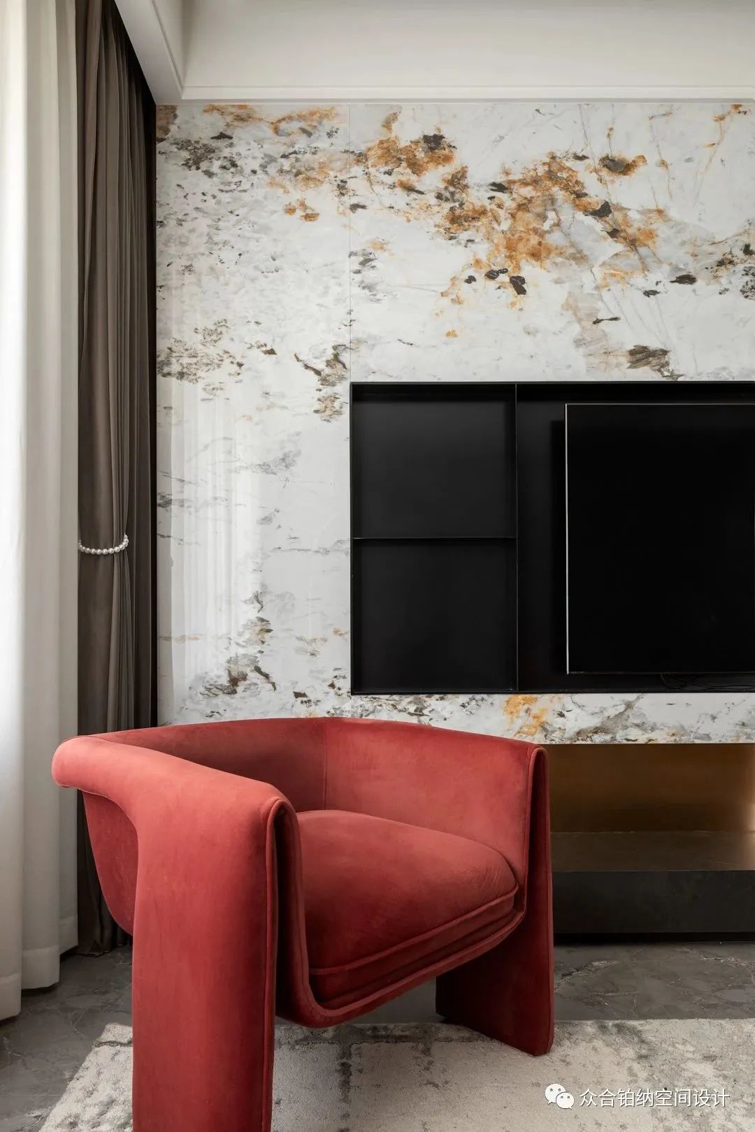 山东中央帝景简约家居空间设计丨中国山东丨众合铂纳空间设计-9