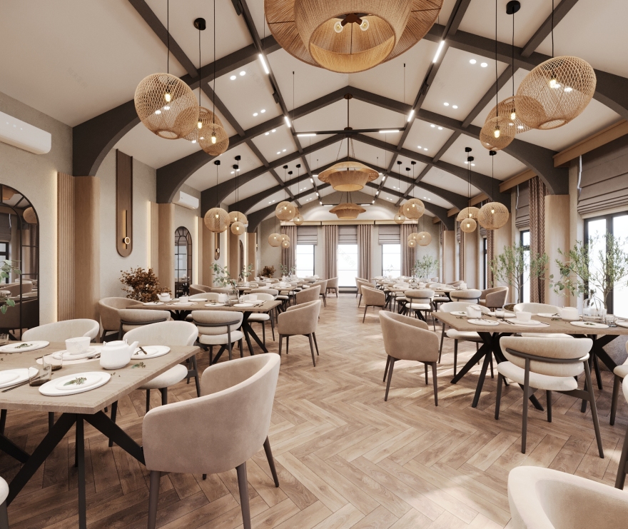 160平方米餐厅室内设计丨亚美尼亚丨Design_14,Narek Azaryan-8