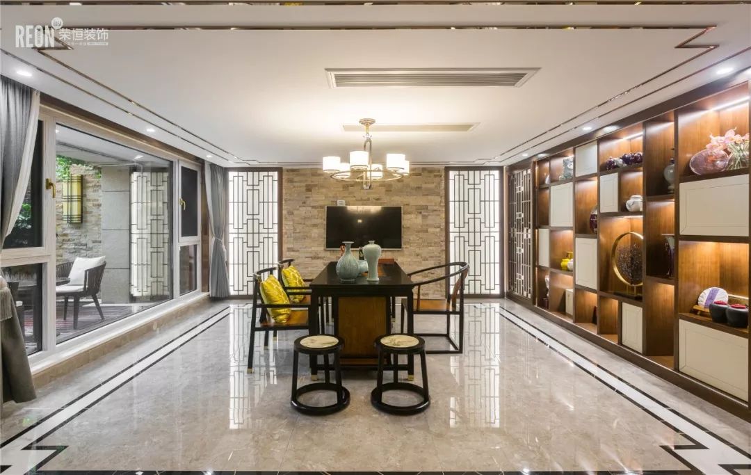 新中式风格家居设计，传统与时尚的完美融合-68