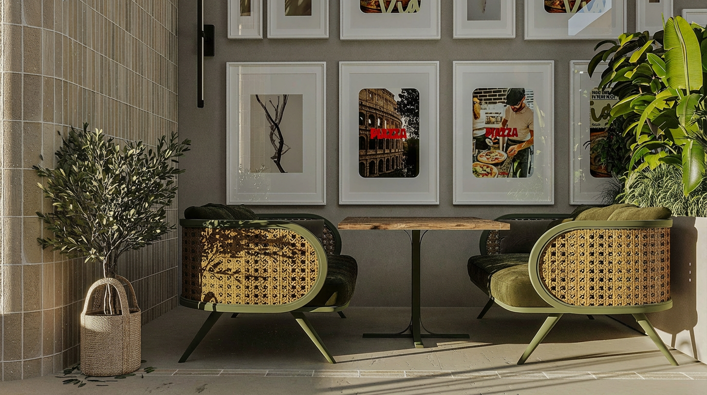 PIAZZA Italian Restaurant室内设计丨沙特阿拉伯吉赞-7