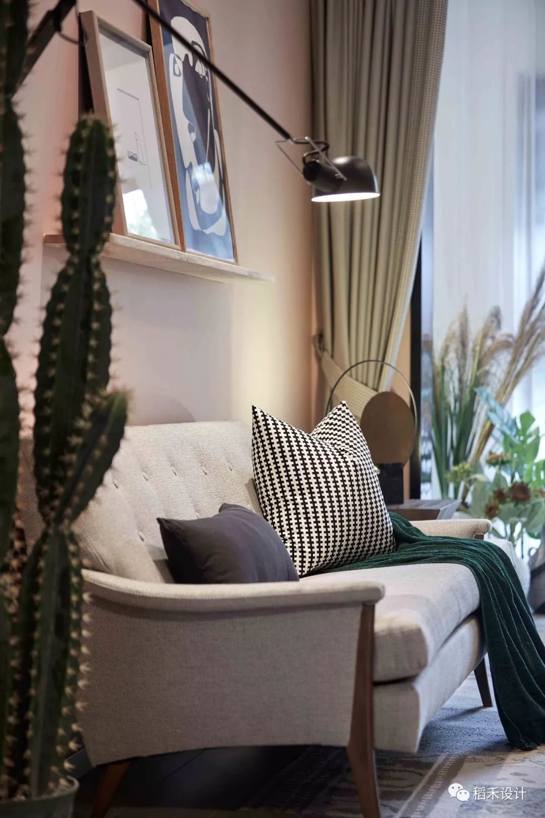 河南许昌万象水岸香郡 115M²样板间——粉色基调的时尚生活空间-4