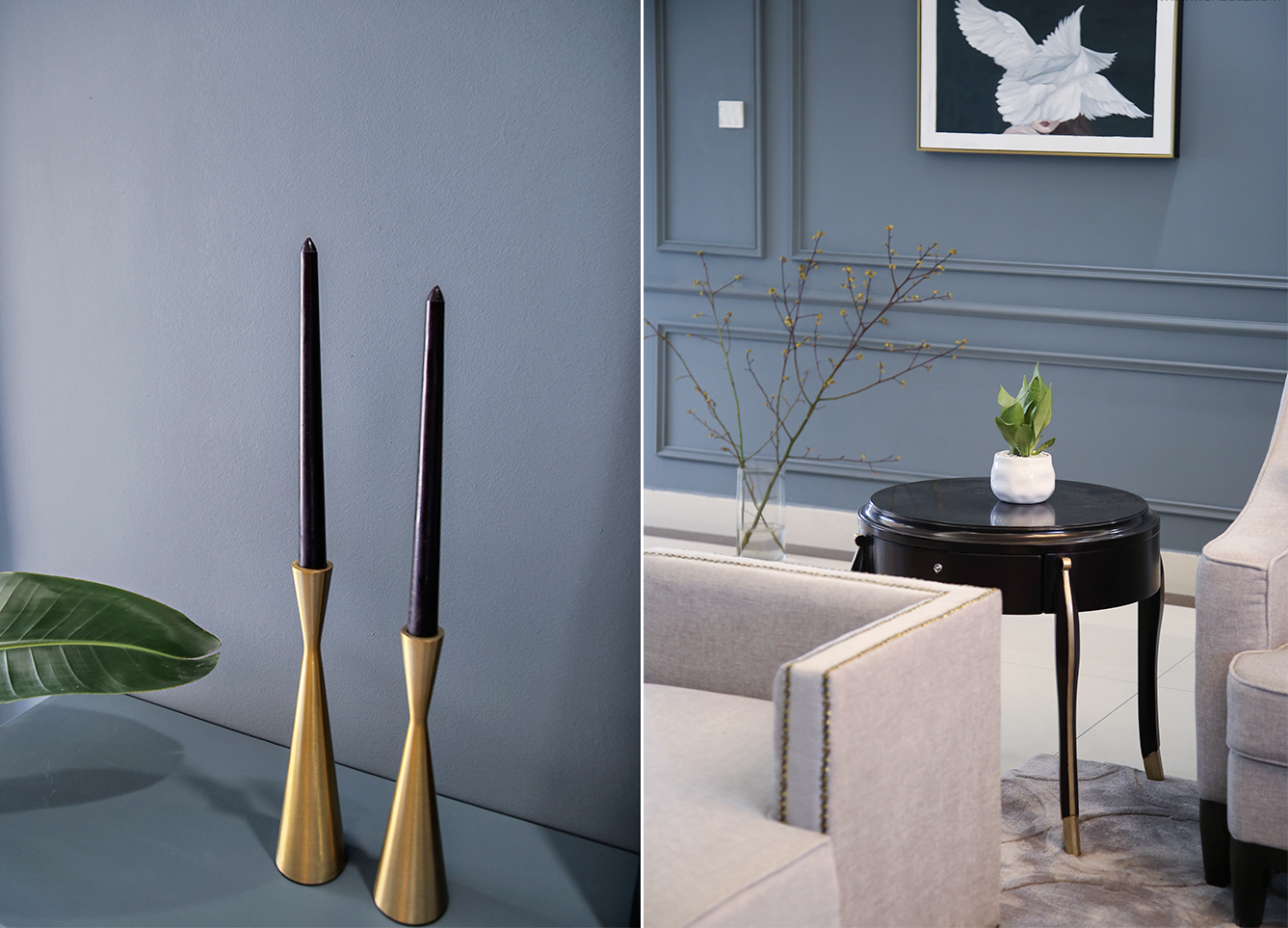 黛蓝绅士的 260㎡美式轻奢生活-22