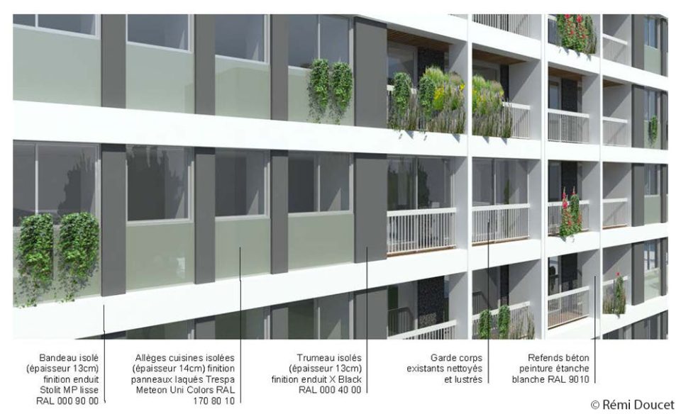 1970年代某公寓热修复与建筑修复项目丨法国丨Doucet Architectes,GELFI Stéphane-3