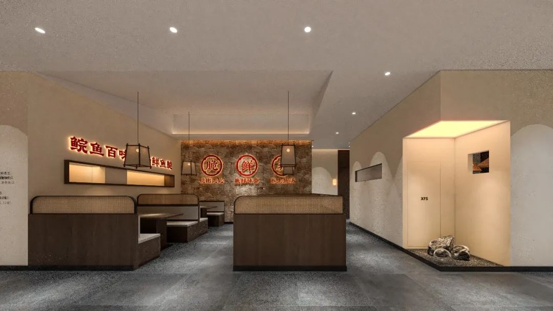 脆皖鱼中餐厅丨中国连云港丨连云港设计力量 点度空间设计-11