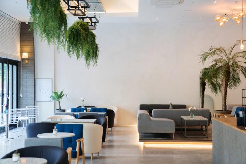 光州现代咖啡馆"白色&灰色"的室内设计解读-12