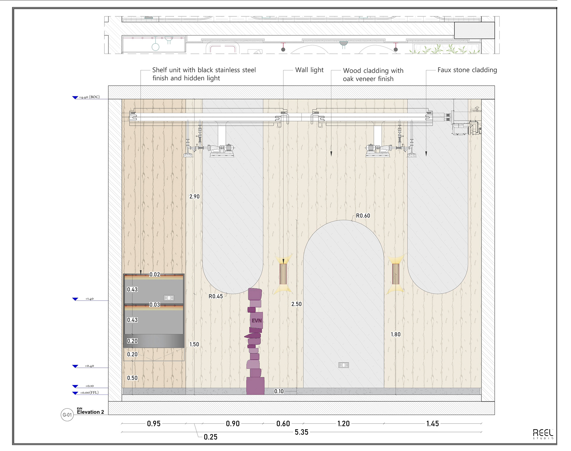 咖啡厅与餐厅施工图纸丨Reel Studio-7