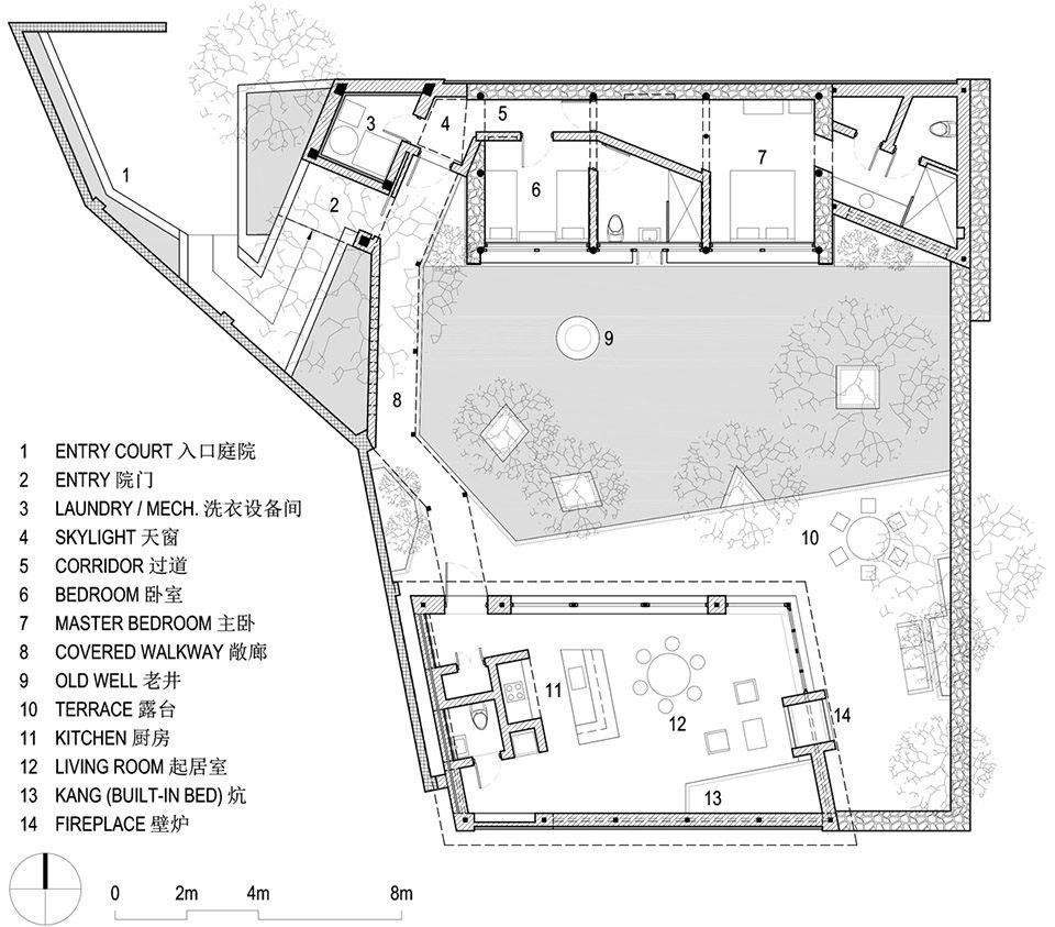 长城脚下杏花飘香的度假屋-17