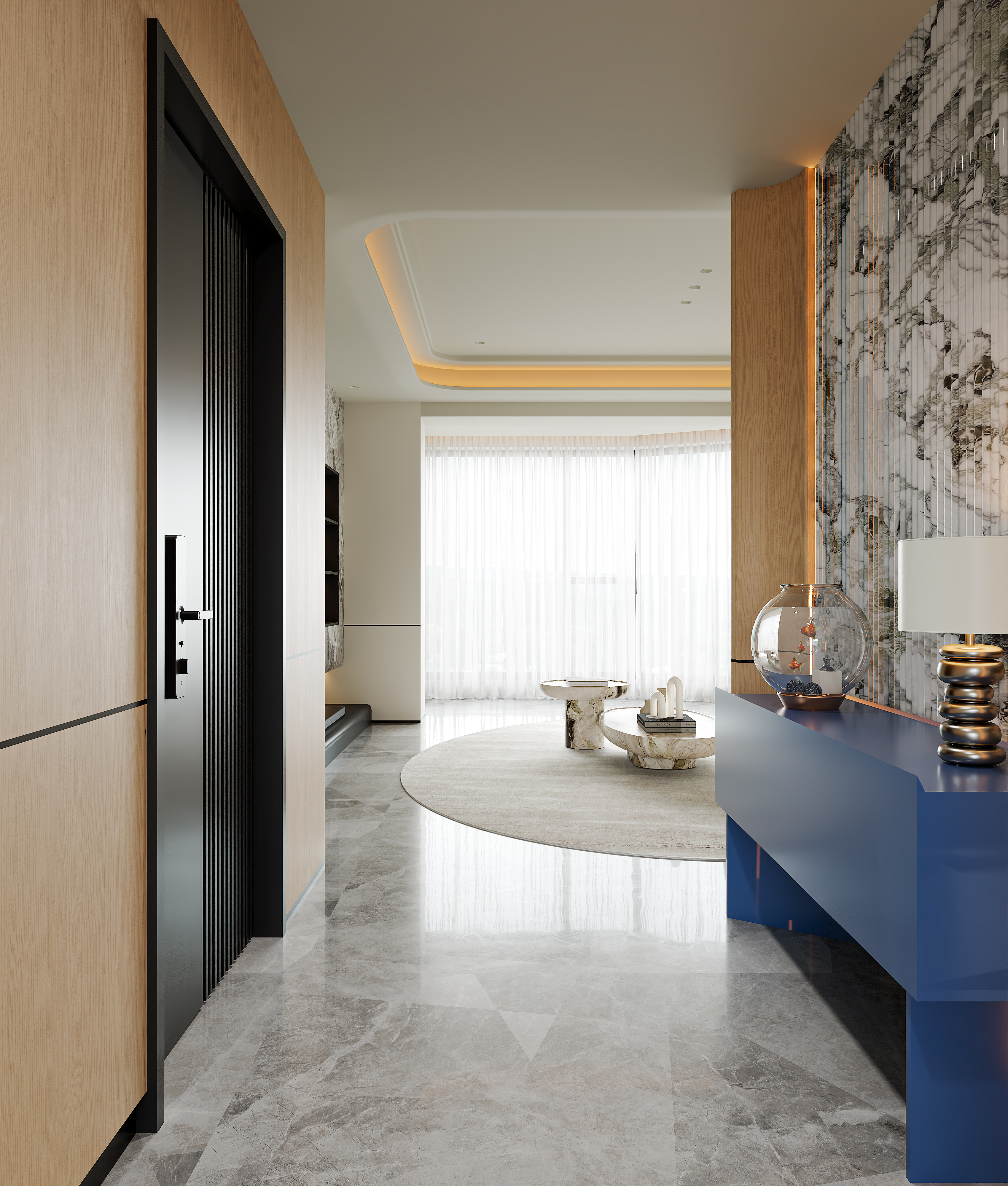 高端图-现代家装渲染-4