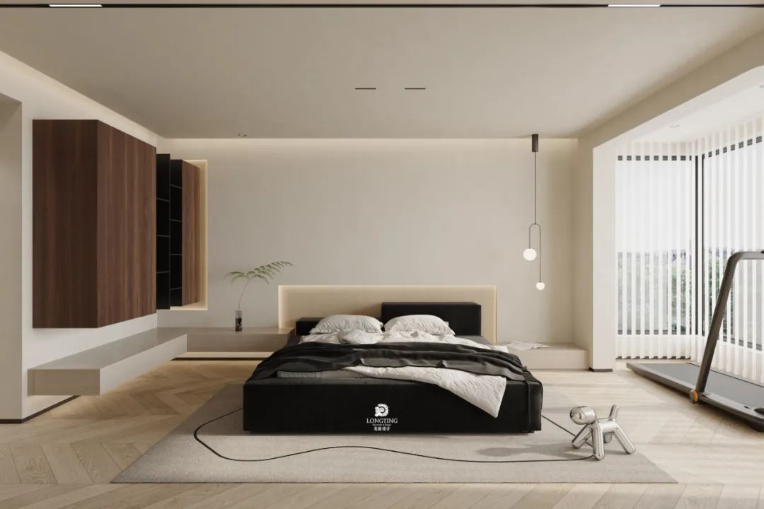 红树湾 200 方,灰褐极简主义家居空间丨龙庭设计-27