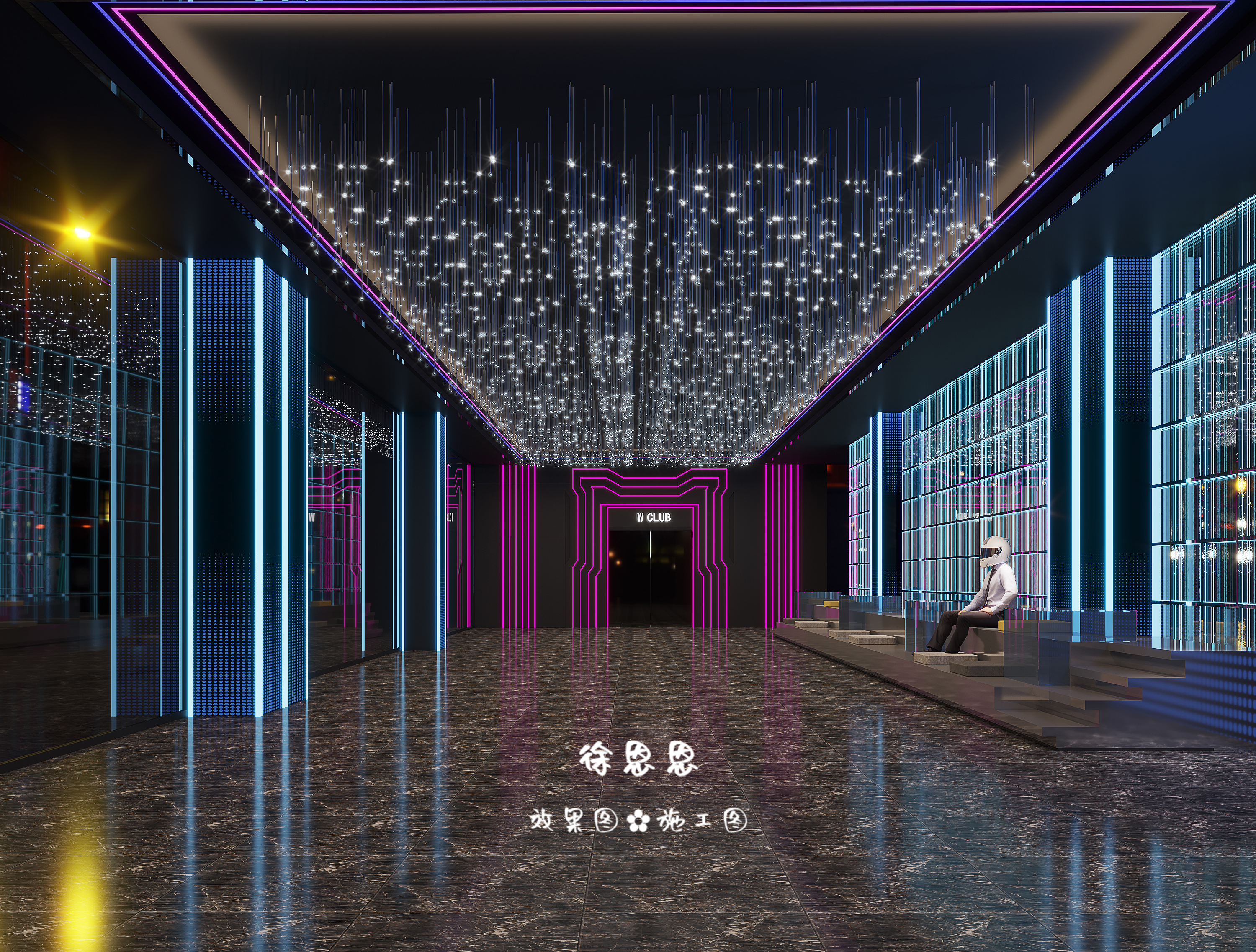 酒吧装修设计｜空间与未来感的碰撞，打造新型社交站点-5