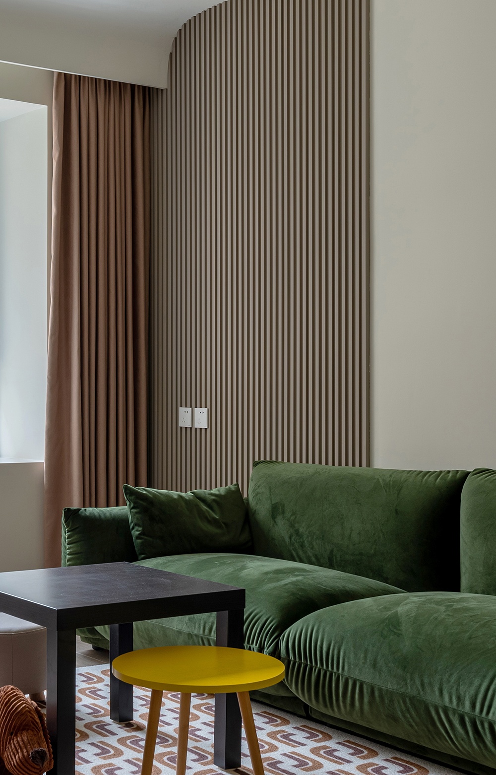 北京金隅学府89㎡复古原木风住宅设计丨中国北京丨久栖设计-13