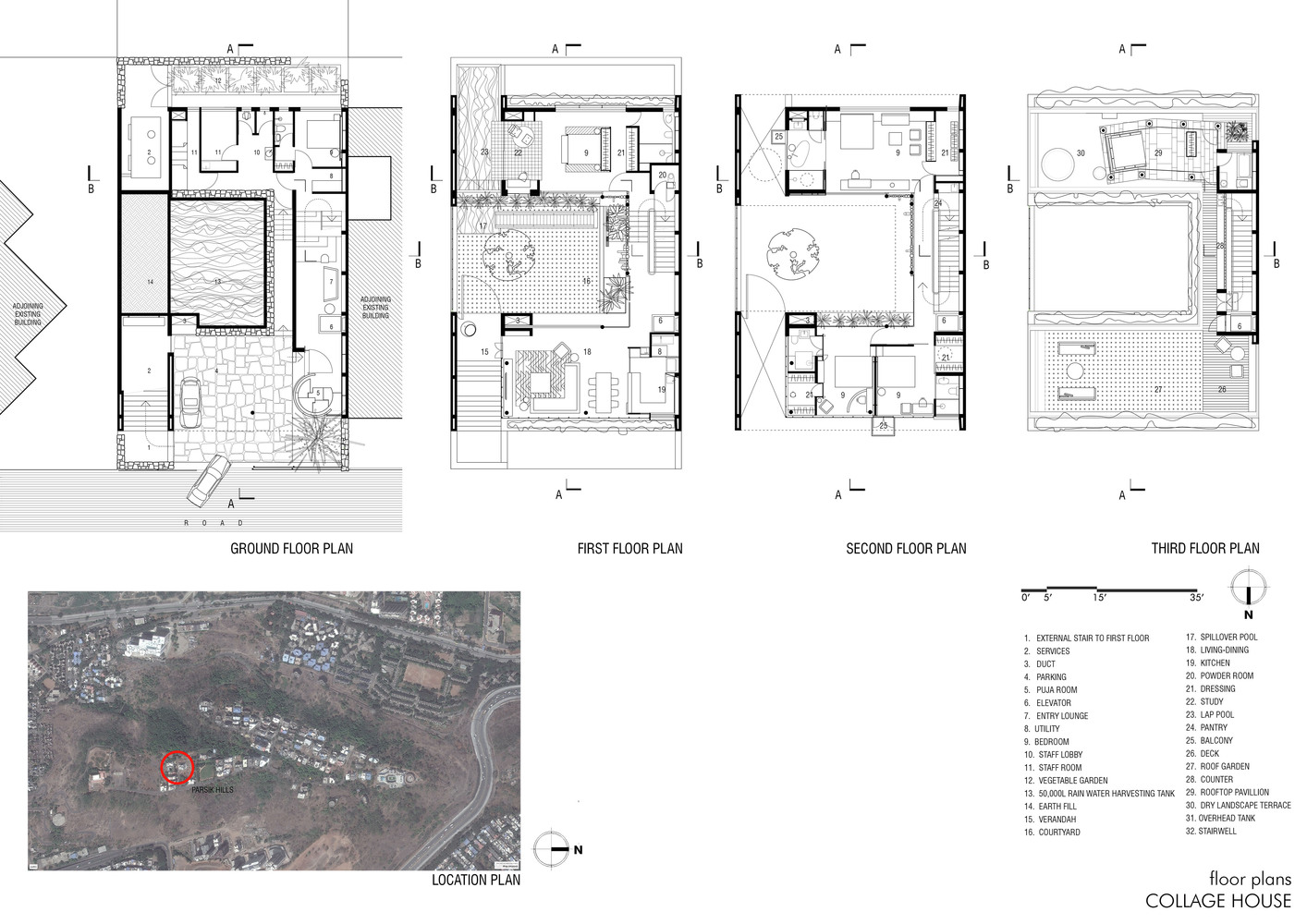 印度马哈拉施特拉邦拼贴别墅-101