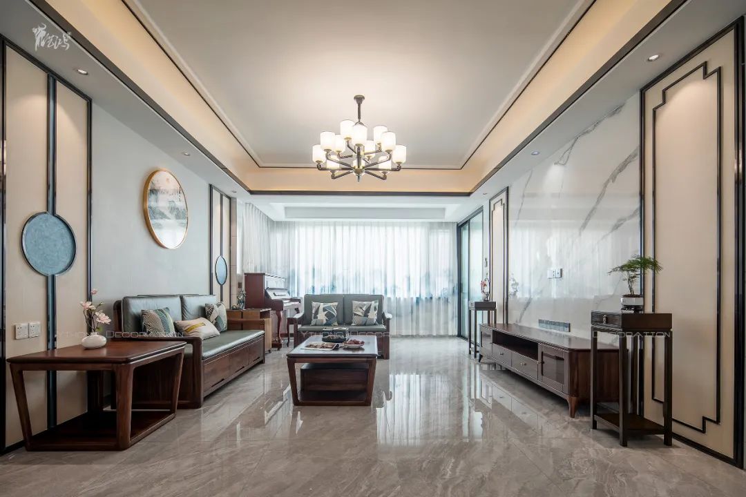 现代江南 · 140㎡新中式圈椅的现代演绎丨中国广州丨艺鸿装饰-15