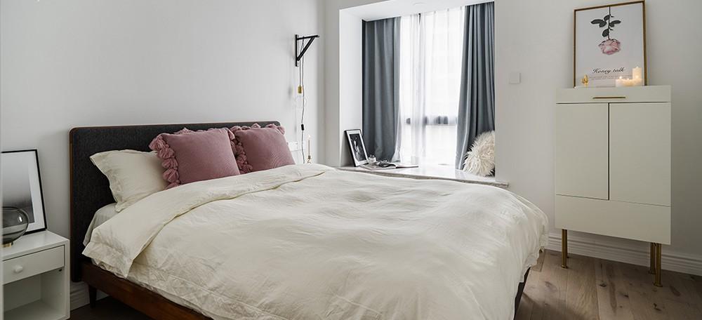 武汉鸿鹄装饰设计丨平层丨520先生为爱妻打造ins北欧小窝-16