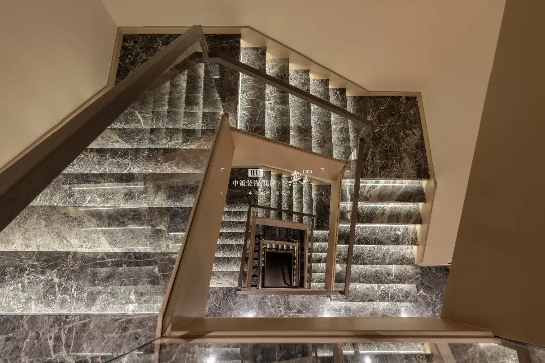 550㎡现代中式别墅丨中策装饰-31