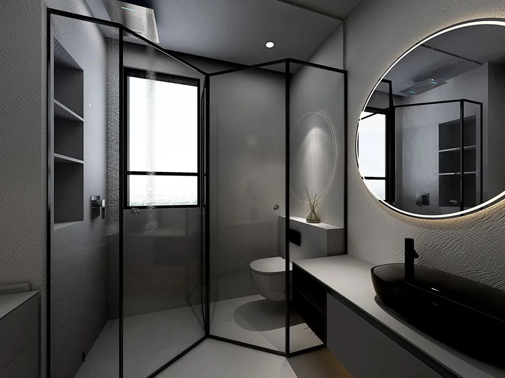 峰上名宅 128㎡现代极简风案例丨CITYFAMILY DECORATIO-29