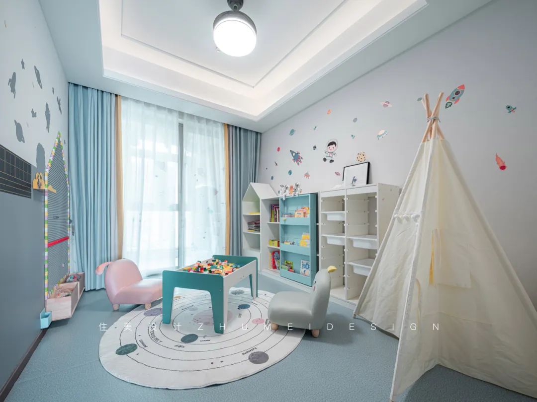云端之外 · 现代奶油风格的温馨家庭空间设计丨中国长沙丨住美设计-39