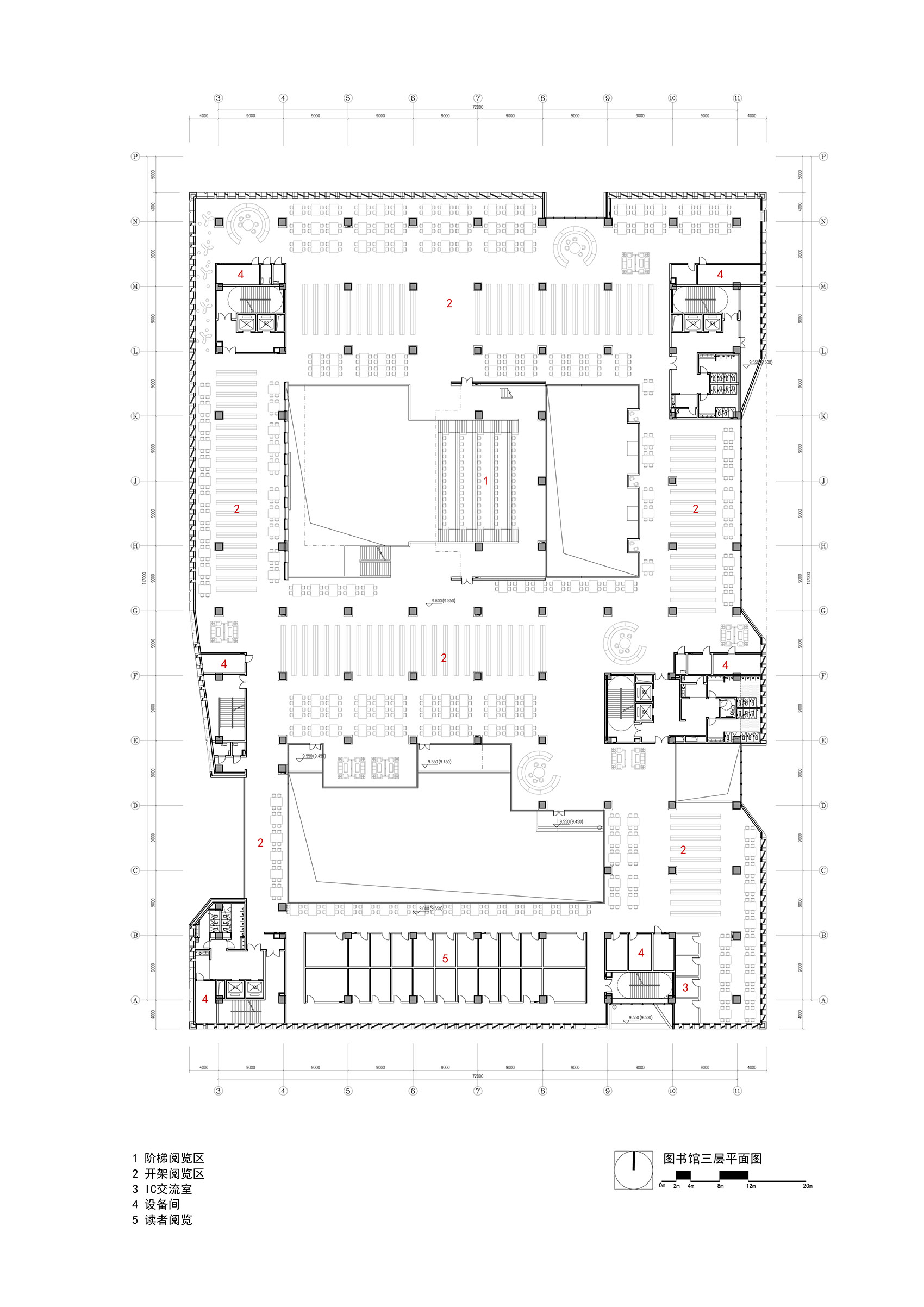 西北农林科技大学北校区图书馆丨中国陕西丨华南理工大学建筑设计研究院有限公司陶郅工作室-57