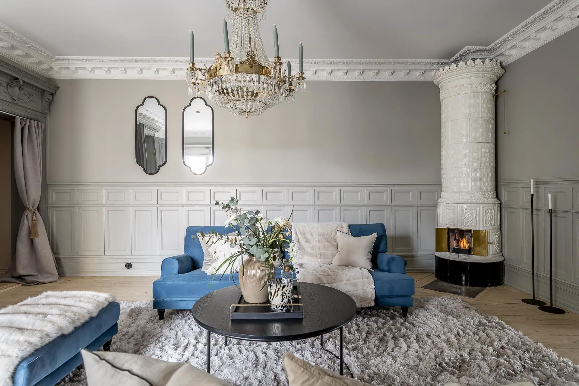 116m2 瑞典公寓 | 古典与现代的完美结合-9