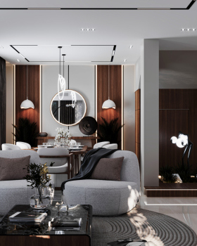 Living room and dining project