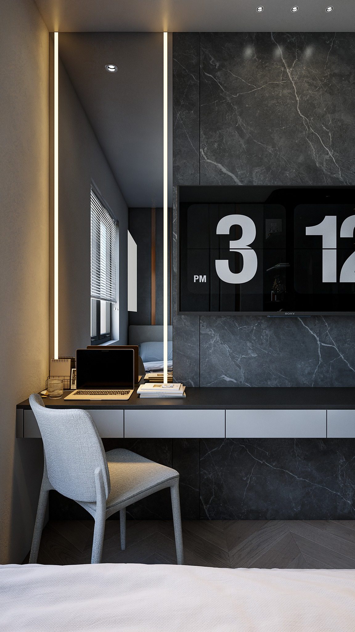 Sketchup卧室室内模型丨Hieu Decor-2