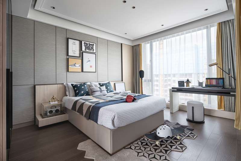 《湘江悦歌》现代东方风情空间设计-12