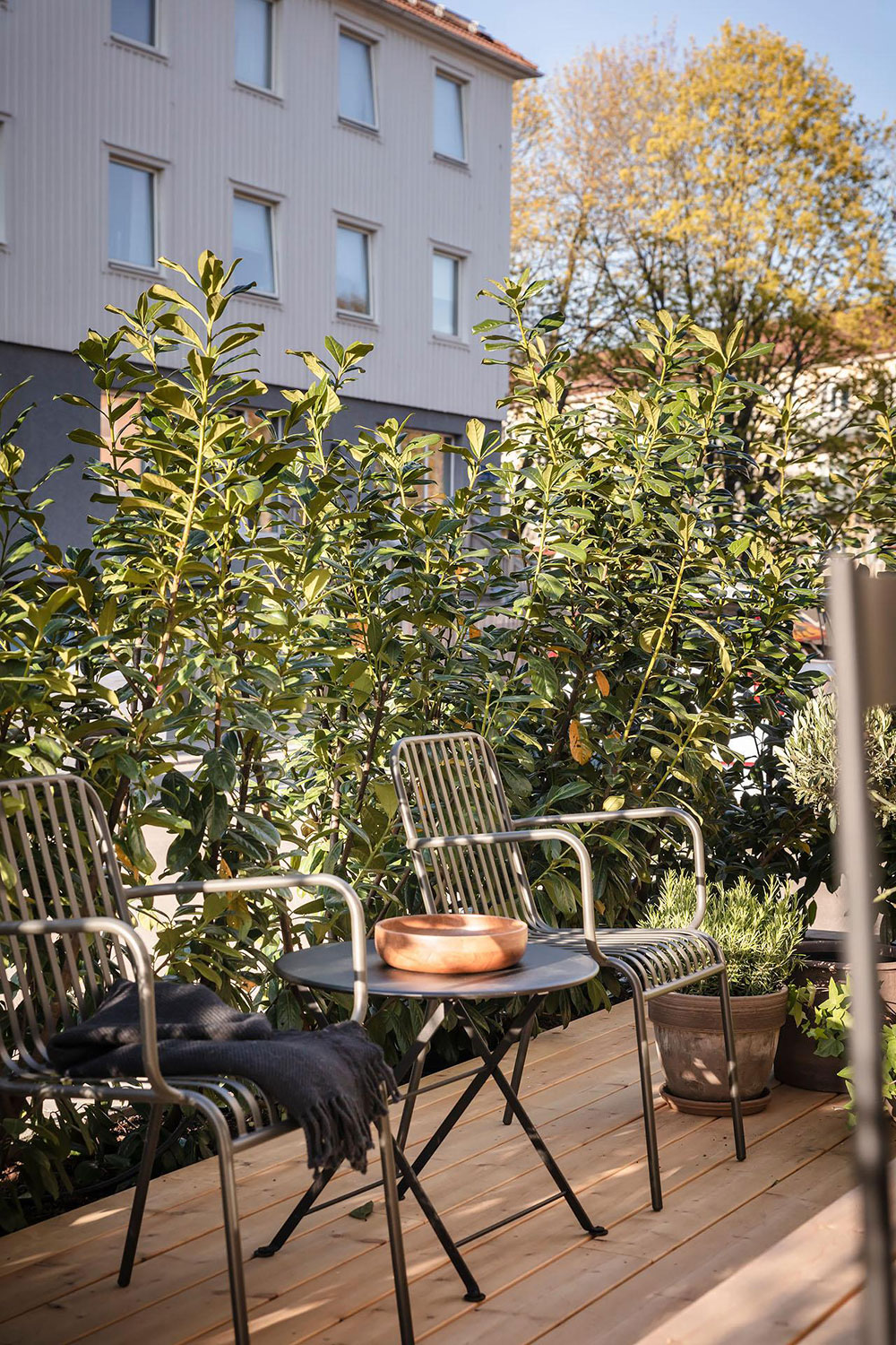 哥德堡带独立入口和露台的时尚公寓-26