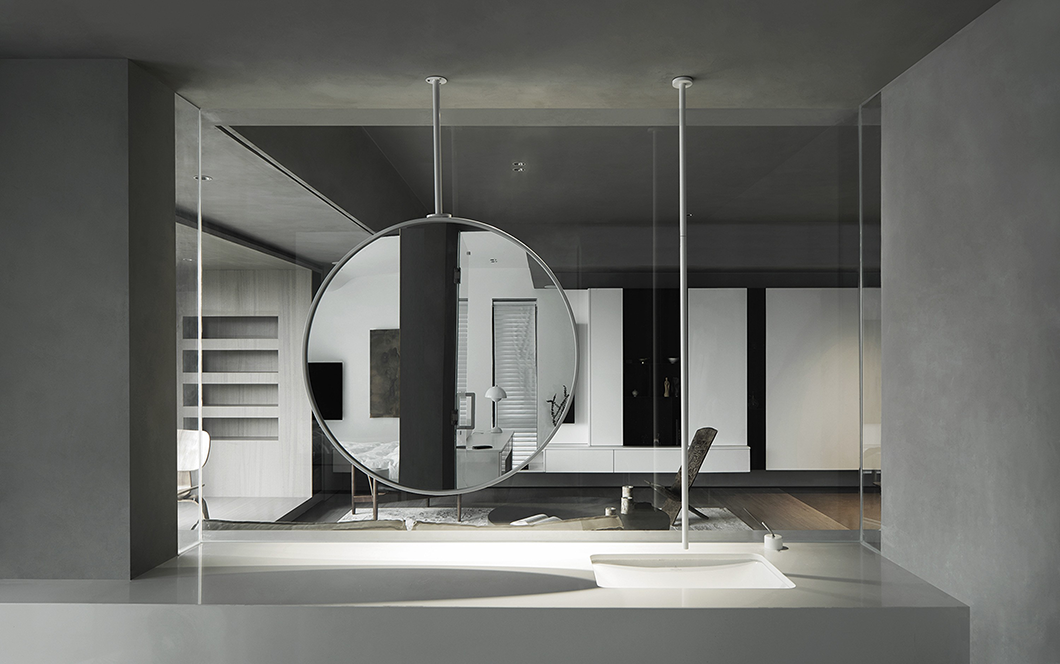 行走的墨线 · 极简黑白的至简之家丨中国重庆丨SIM 简线建筑,森也空间设计-16