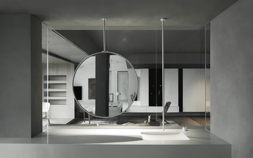 行走的墨线 · 极简黑白的至简之家丨中国重庆丨SIM 简线建筑,森也空间设计-16