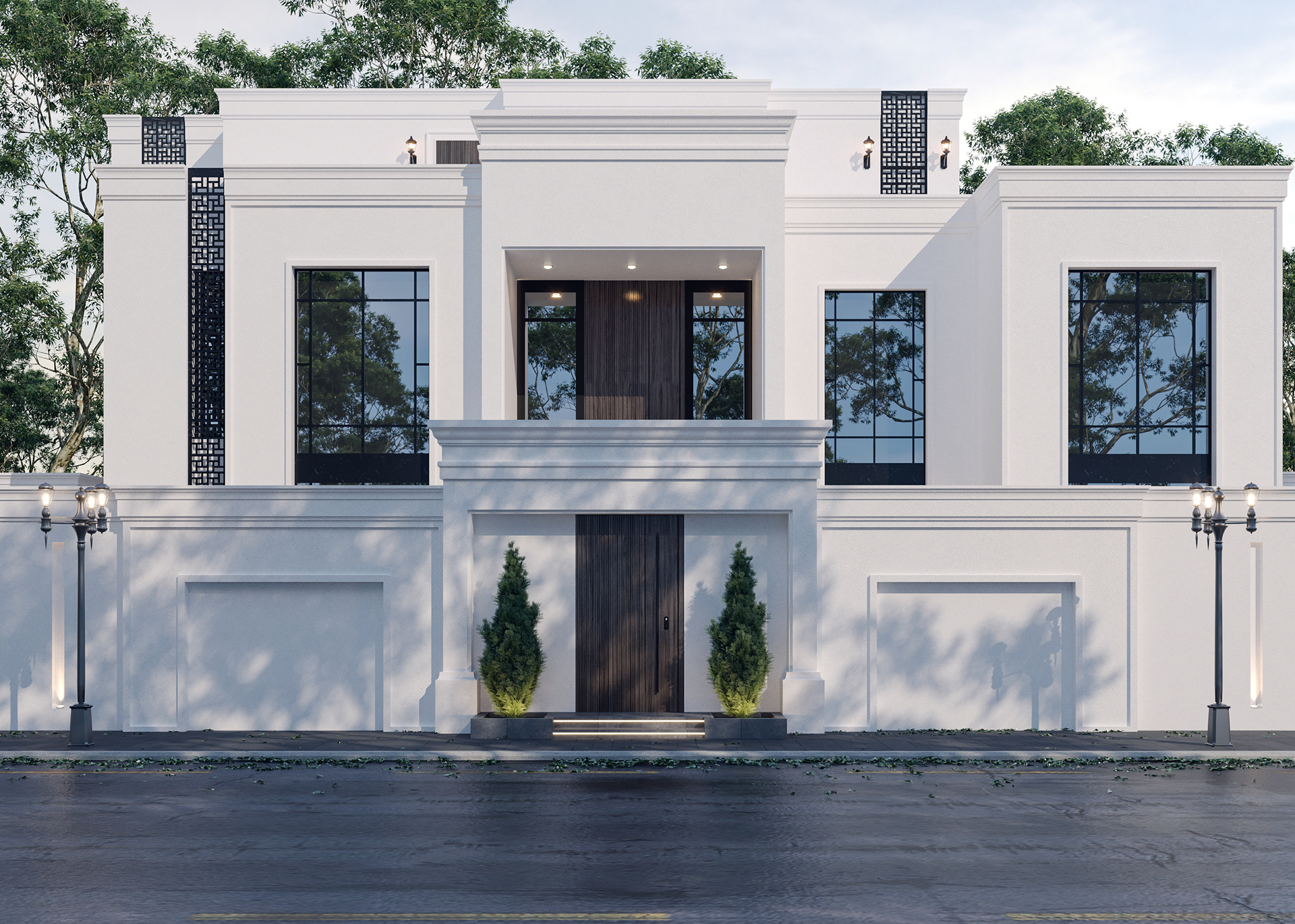 New Classic Villa 私人别墅设计丨Sketch Design Group-10