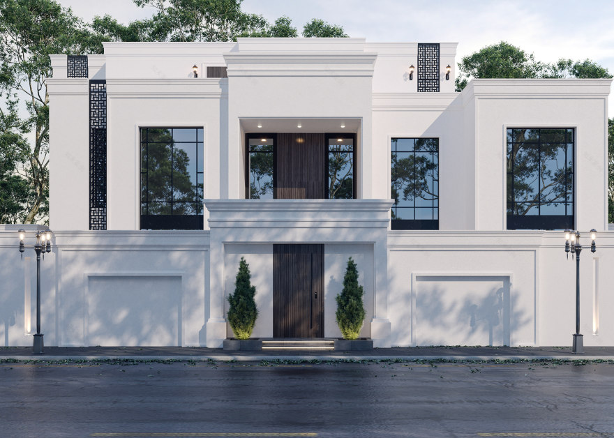 New Classic Villa 私人别墅设计丨Sketch Design Group-10