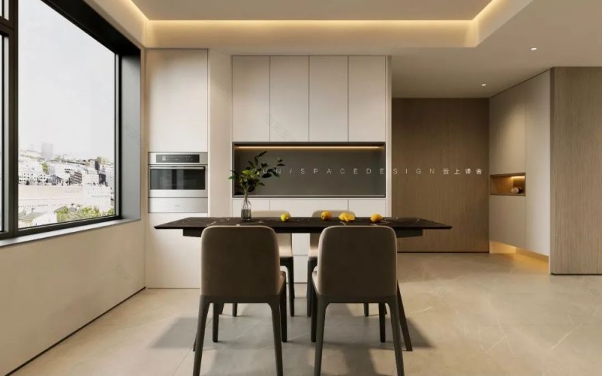 淄博紫薇园·现代简约住宅设计丨中国淄博丨云上译舍空间设计-10