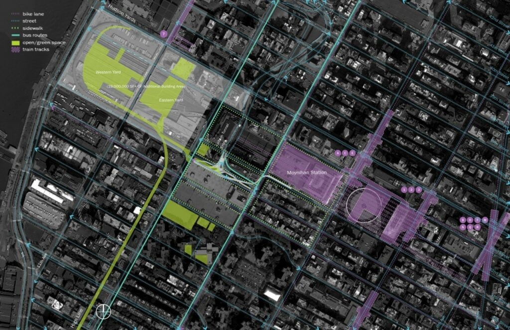 连接莫伊尼汉火车大厅与哈德逊广场的行人通道概念设计丨巴林哈德丨DXA studio-11