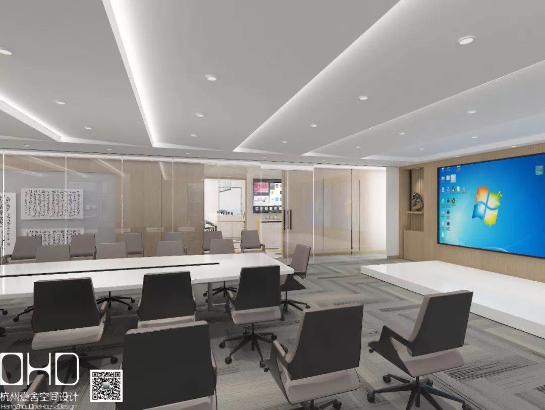 科技感十足闺蜜新零售办公空间设计-22