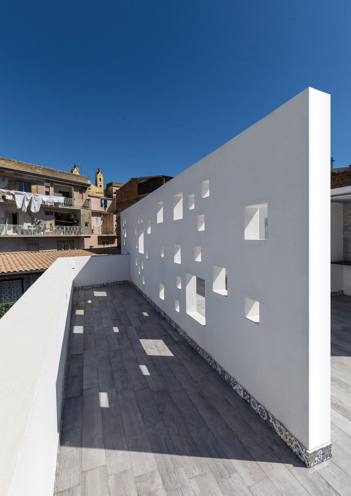 意大利 Favara 老城区现代绿色住宅丨Lillo Giglia Architecture-25