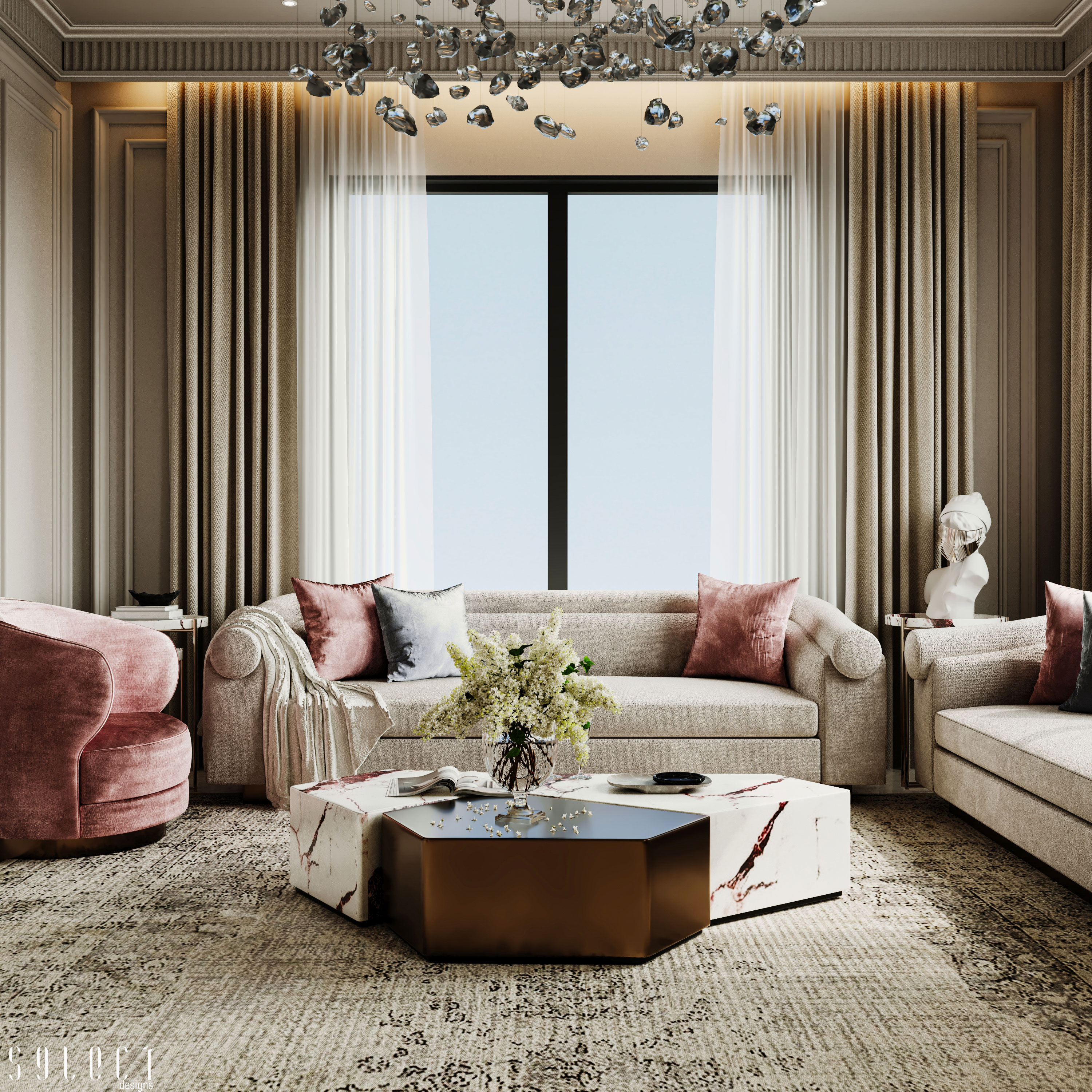 马格尔斯接待处丨沙特阿拉伯丨Select Designs-9