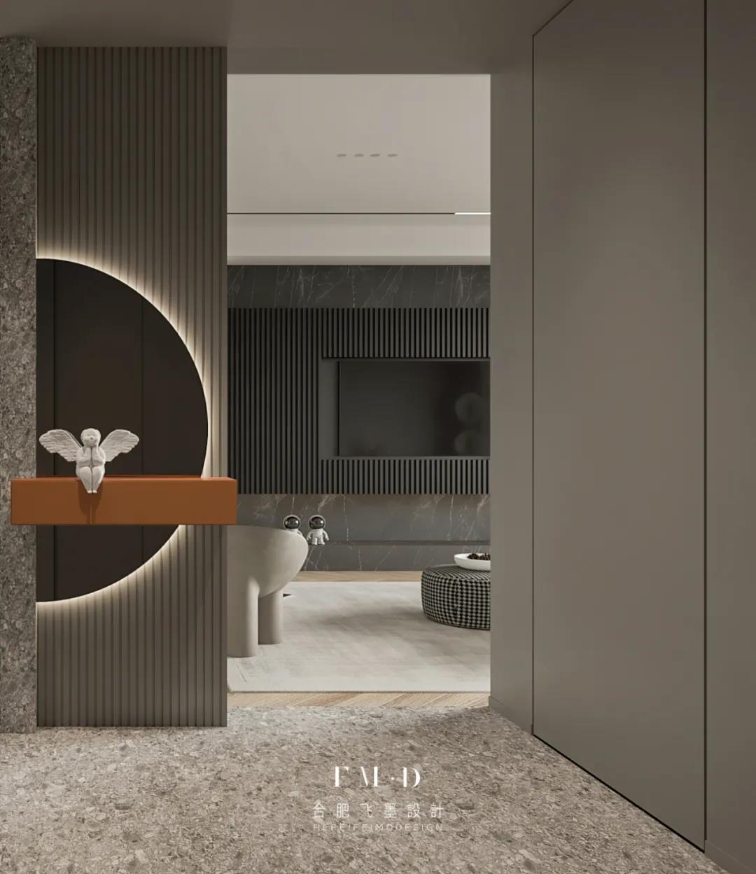 合肥飞墨设计新作 | 120㎡现代混搭风家居，打造优雅三代同堂生活-51