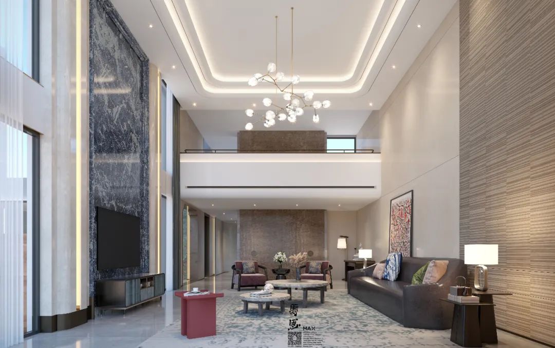 马思室内设计 | 现代轻奢别墅, 间至味是清欢-72